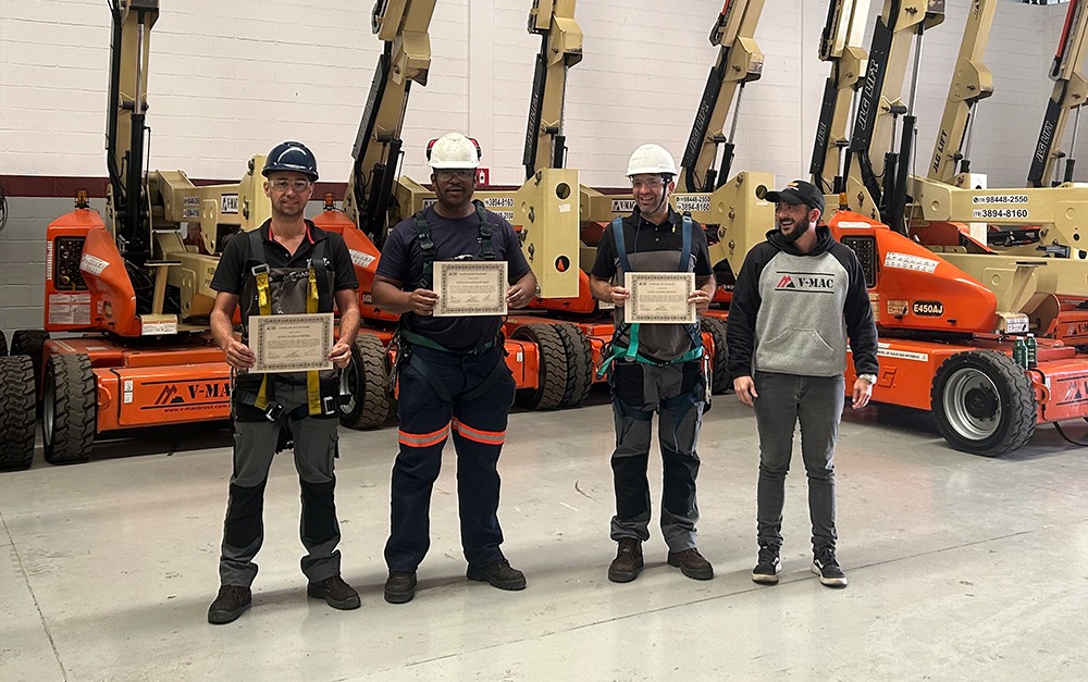 treinamento para plataforma elevatória